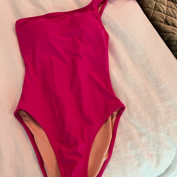 NWT J.Crew Bow One Shoulder One Piece - Picture 4 of 8